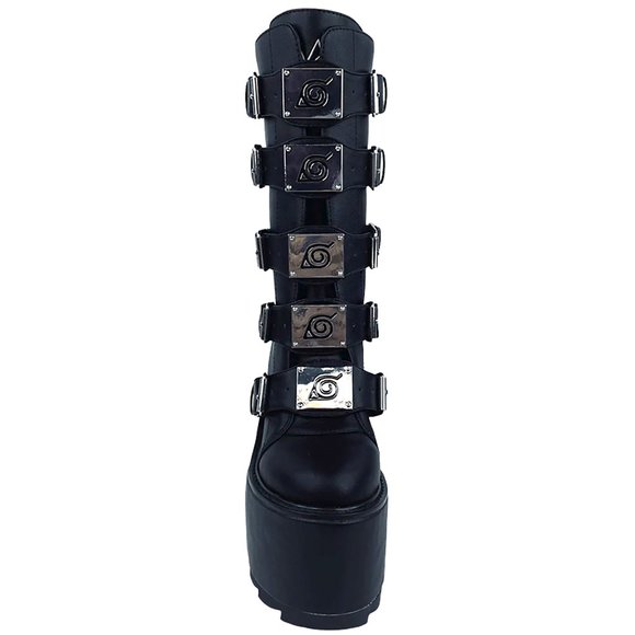 YRU X Naruto Dune Leaf Village Platform Boots - Picture 6 of 8